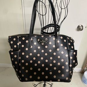Kate spade polka dot “diaper” or “travel” bag